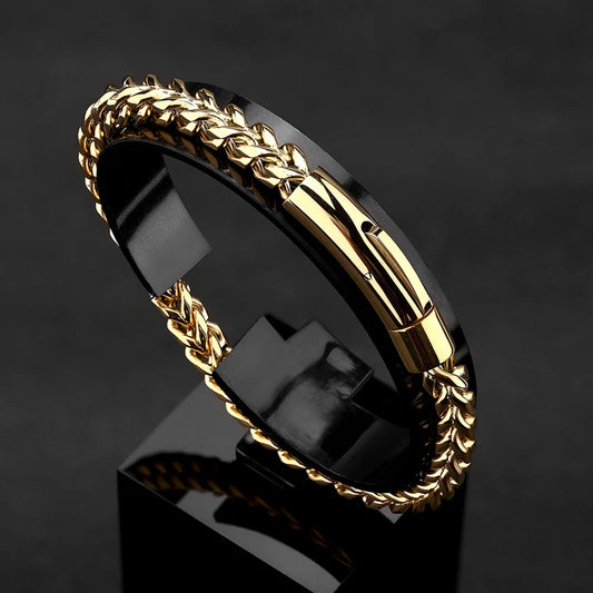 Chain Bracelet 18k Gold Plated Stainless Steel