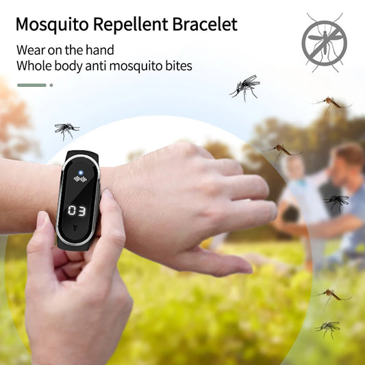 Multifunction Ultrasonic Mosquitoes Watch