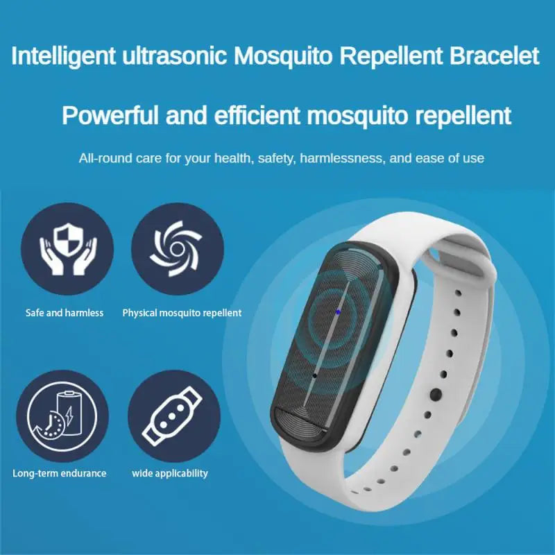 High-Tech Ultrasonic Mosquitoes Repeller Bracelet